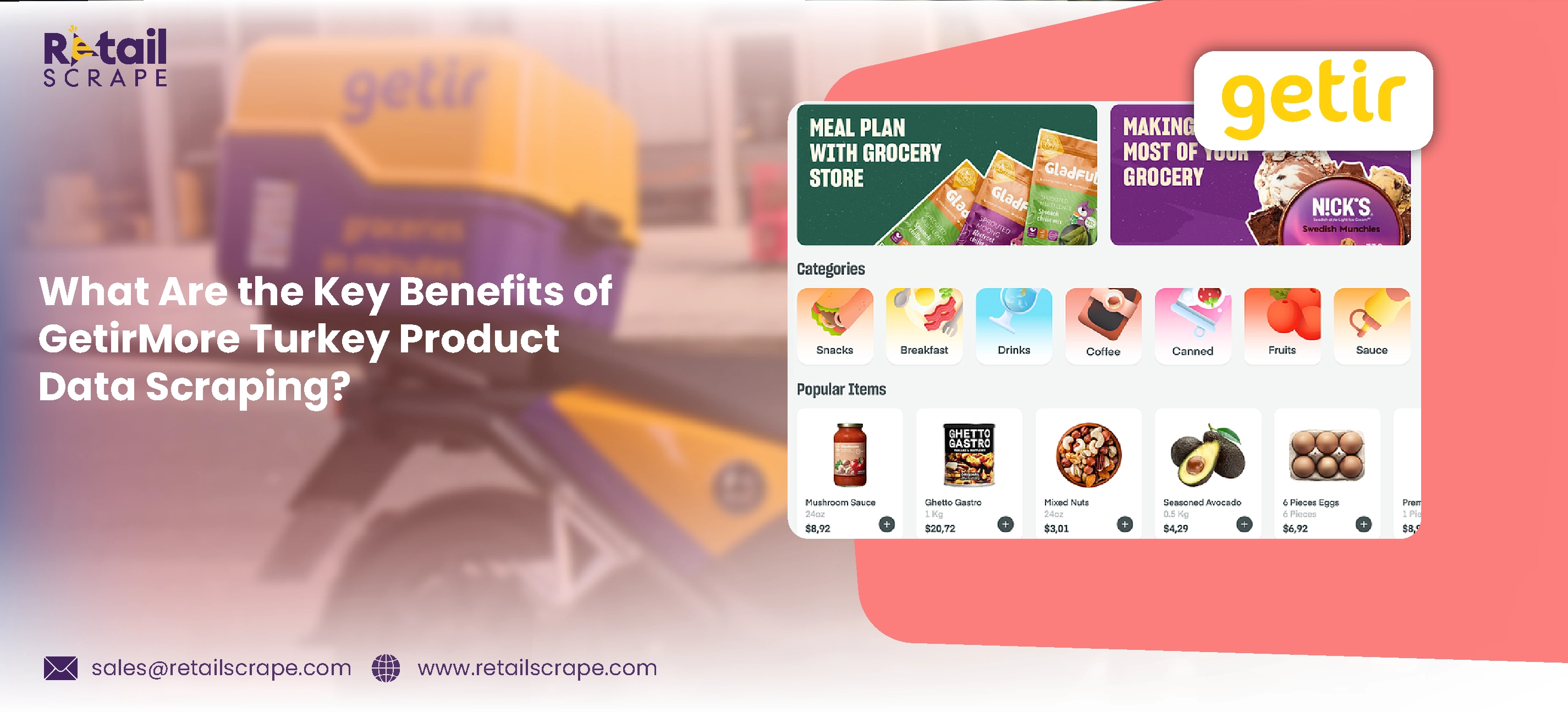 What Are the Key Benefits of GetirMore Turkey Product Data Scraping